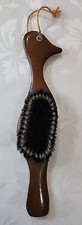 Vintage ELYTE Wood Duck Shoehorn and Lint Brush Rustic