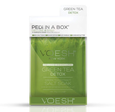 Voesh Complete Pedi in a Box 4 in 1 Kit - GREEN TEA DETOX