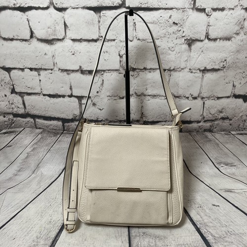 Fiorelli handbag Off White Faux Leather Crossbody Adjustable Strap Vintage Purse