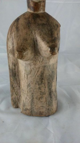 Statue Africa Kunst Tribale Art First African Statue Figure Primitive Feminine - Picture 2 of 8