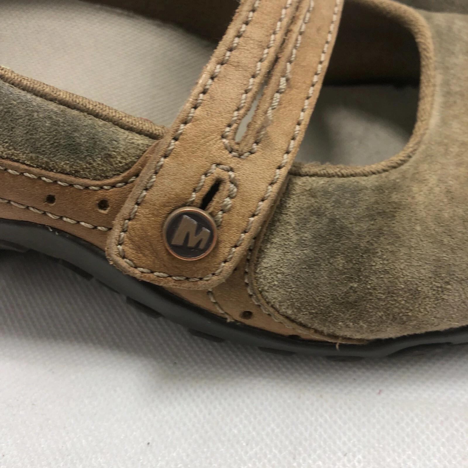 merrell mary jane suede leather hiking flats shoes