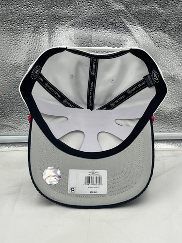 Atlanta Braves MLB '47 Brand White Two Tone Hitch Rope Adjustable Snapback Hat - Picture 5 of 5