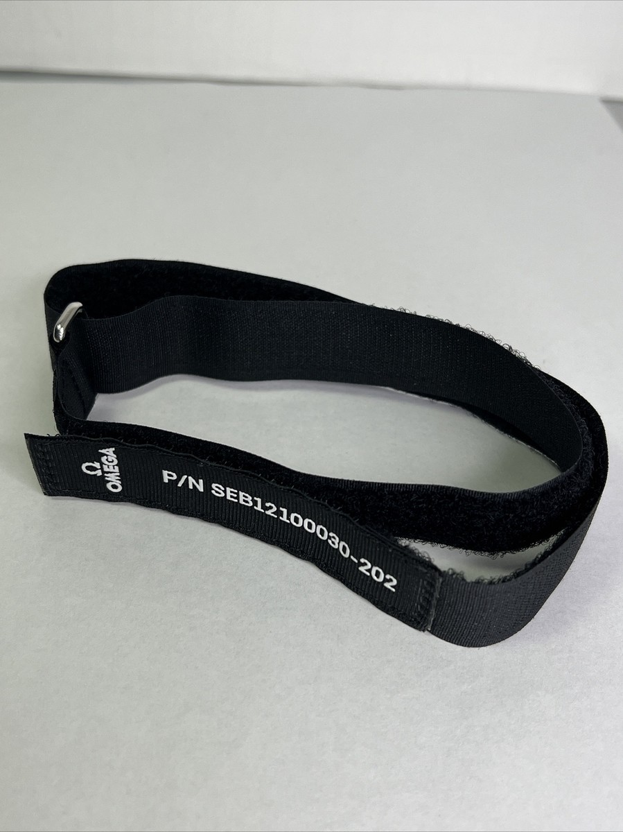 OMEGA スピードマスターストラップP/N SEB12100030 202 SEB12100030-202 Omega Speedmaster 20mm Black Velcro Strap