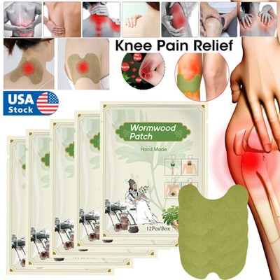 Knee Relief Patches Sticker Body Joint Muscle Pain Wormwood Ache Plaster Pads US