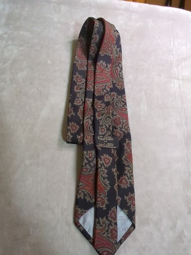 Robert Talbott For Carl Sterr USA Hand Sewn Finest Silk 3.75" Necktie Tie Talbot - Picture 3 of 8