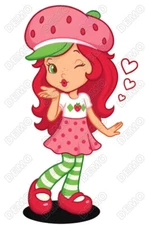 Strawberry Shortcake Smooch  DTF  Shirt Iron on Transfer