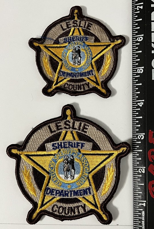 Leslie County Kentucky Sheriff’s Patch Set