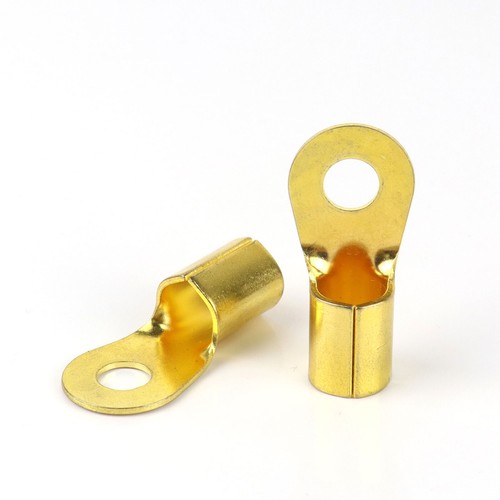 2 Stärke AWG Crimp Draht Ring Terminal Steckverbinder 30 Stck. (15 positiv 15 negativ) - Bild 5 von 12