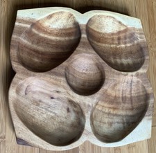 Carved Wood Serving Platter