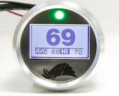 Razorback Technology 3.0 Edition Infrared CVT Belt Temperature Gauge - Silver