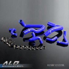 Silicone Radiator Hose Clamps Kit Blue Fit For 1986-1993 Mustang Gt Lx 5.0l
