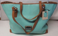 Valentina Handbag, Brand New, 18"x12"x6", Green, Nwt