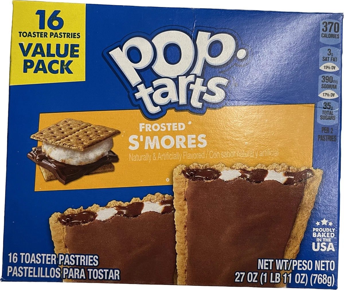 Pop-Tarts Toaster Pastries Frosted S'mores - 8 ct