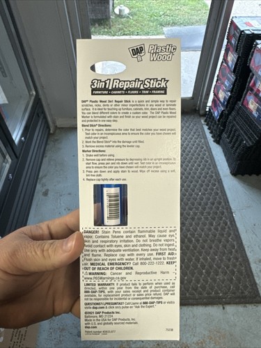 Palo de reparación 3 en 1 plástico madera DAP 7079804092 - Imagen 2 de 2