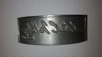 Custom Hedman (aka F&E) 5000 5200 signature plate / etching (new style)