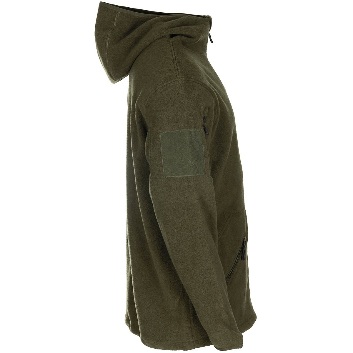 Felpa con cappuccio tattica pile giacca outdoor giacca con cappuccio giacca in pile oliva foto 3