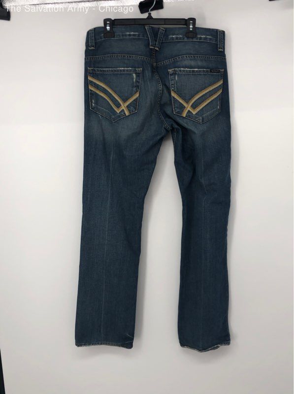 WILLIAMRAST DEMIN STONEWASHED (JAKE) STRAIGHT FIT MENS PANTS Size 34