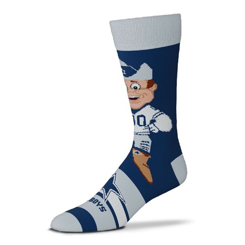 New! Dallas Cowboys Mascot Rowdy Madness Promo Socks One Size Fits Most Adults - Picture 2 of 3