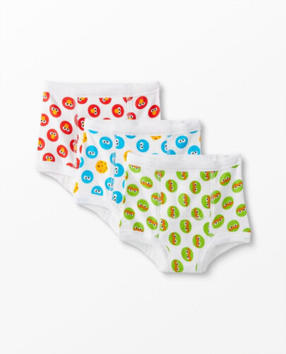 NWT HANNA ANDERSSON ORGANIC SESAME STREET TRAINING UNDERS 3 PACK XS 80 90 18M 3 - Picture 4 of 4