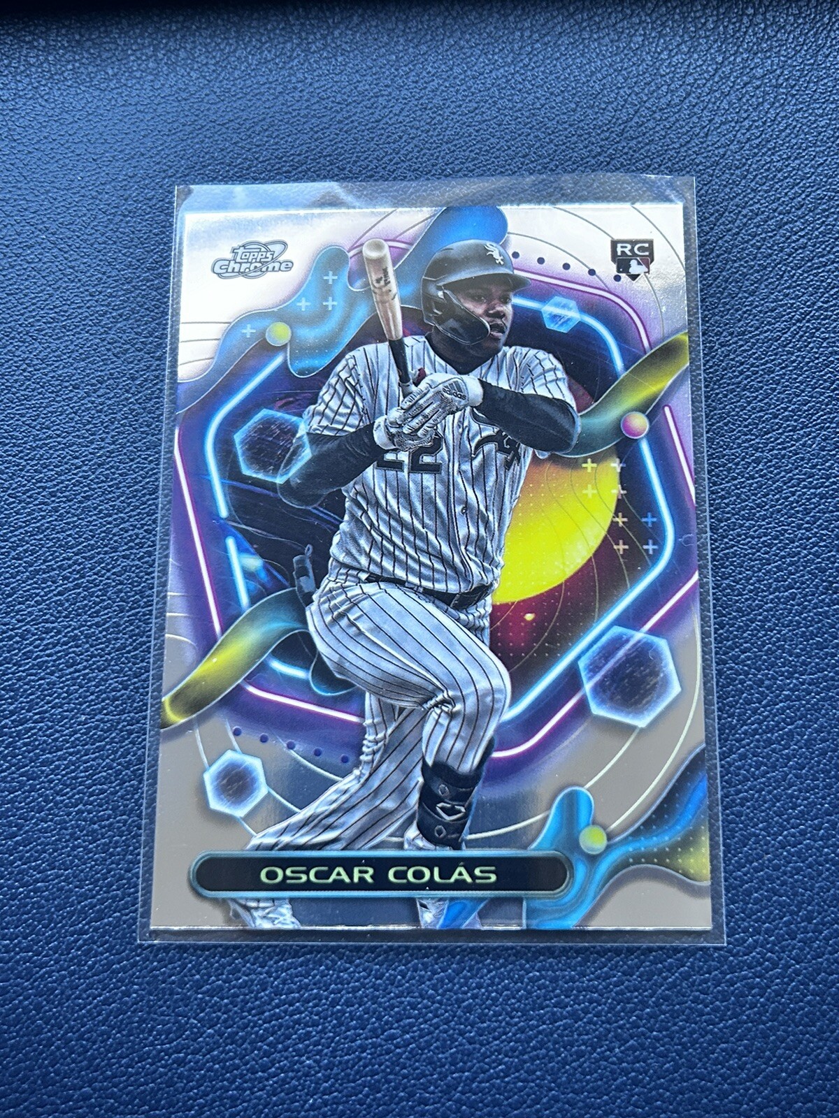 2023 Topps Cosmic Chrome - #104 Oscar Colas RC Rookie - Chicago White Sox