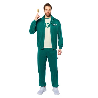Squid Game Kostüm Teilnehmer Deluxe Erwachsene Karnevalskostüm Fasching Outfit