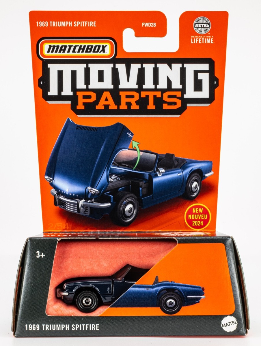 2024 Matchbox Moving Parts #2 1969 Triumph Spitfire SAPPHIRE BLUE