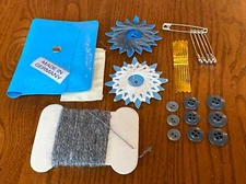 Vtg Army Military Sewing Uniform Repair Kit Made In Germany Thread Needle Button