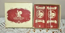 General Store Amazon Steel Pins Sewing 120 Count 13pks Box U.S.A. Vintage