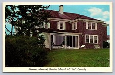 Postcard Cape Cod MA Summer Home of Senator Edward M. 'Ted' Kennedy