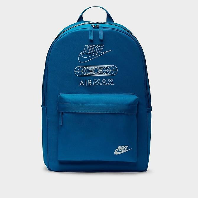 Nike Air Max Heritage Backpack in Industrial Blue and Reflective Silver - FQ0229 457