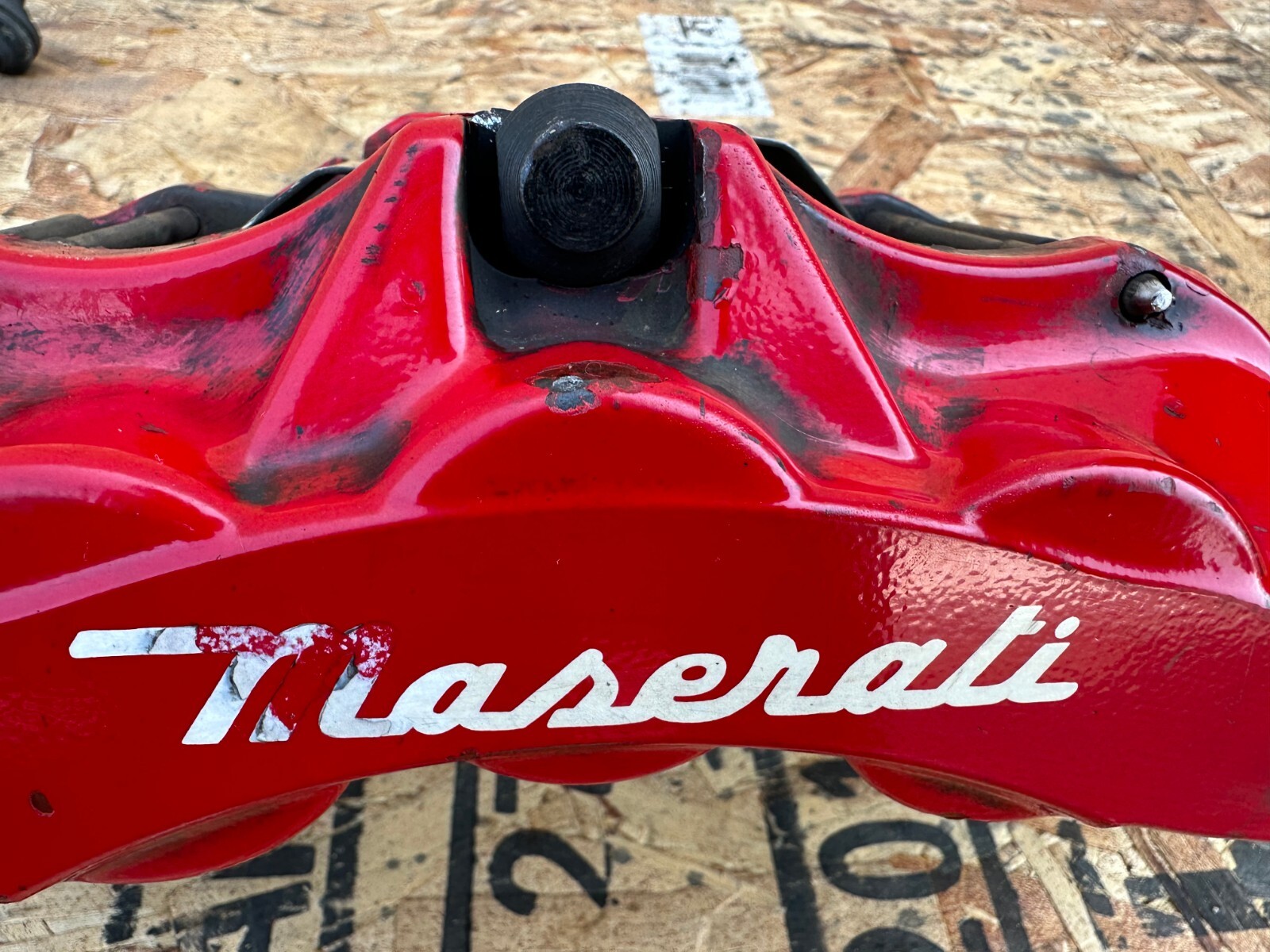 FRONT LEFT BREMBO BRAKE CALIPER ASSEMBLY OEM 08-19 MASERATI GRANTURISMO S M145