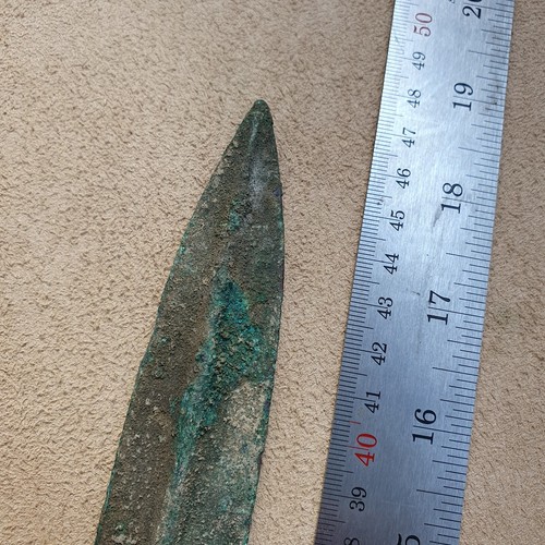 AA Ca.1000-800 BC Amazing Ancient Greek Archaic Period Bronze Sword #SW7 - 第 7/18 張圖片