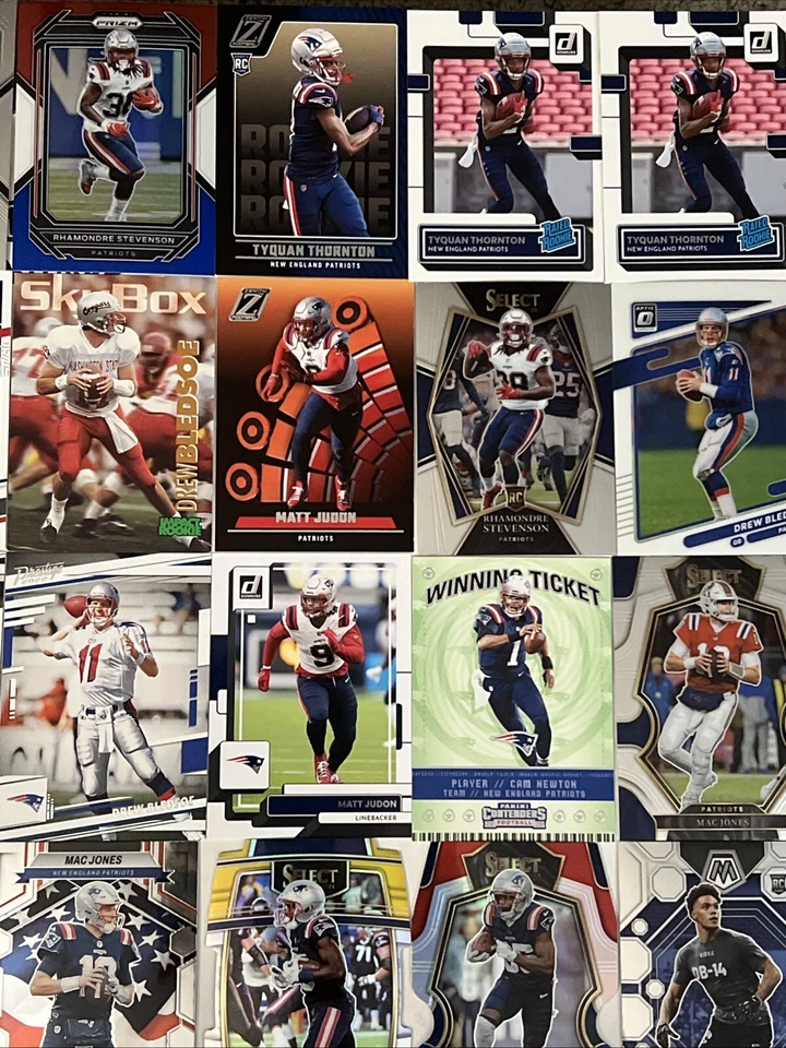 New England Patriots 70 Card Lot - Image 3 of 4