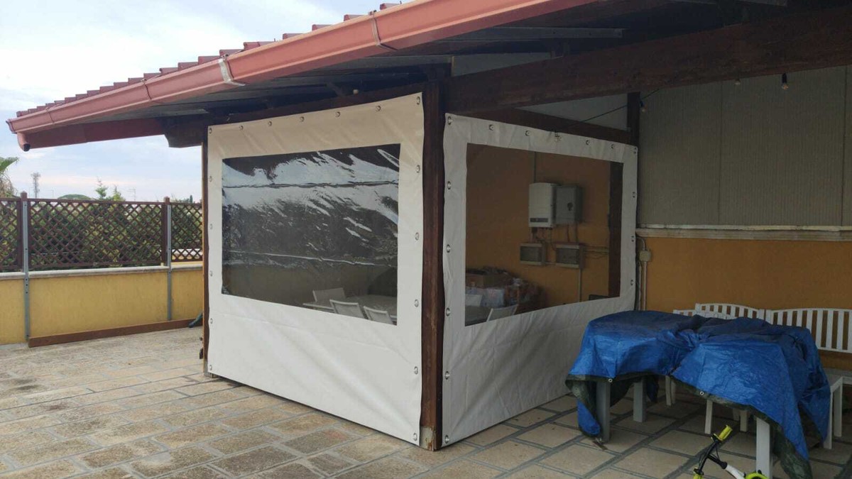 Telone Camion 650g/m² Impermeabile Telone In PVC Rinforzato 650g/m² Made In Italy - Impermeabile Con Occhielli Alluminio Per Camion E Esterno Copertura Camion Made Italy - Foto 10