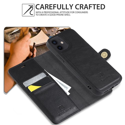 Flip Leather Magnetic Back Removable Wallet Case Cover For Samsung /Apple iPhone - Picture 6 of 10