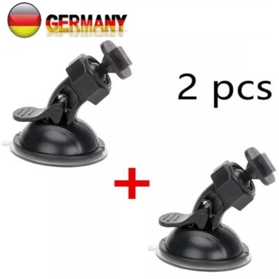 2x Suction Cup Car Windshield Dash Cam Holder Sport DV DVR Camera Mount NEU