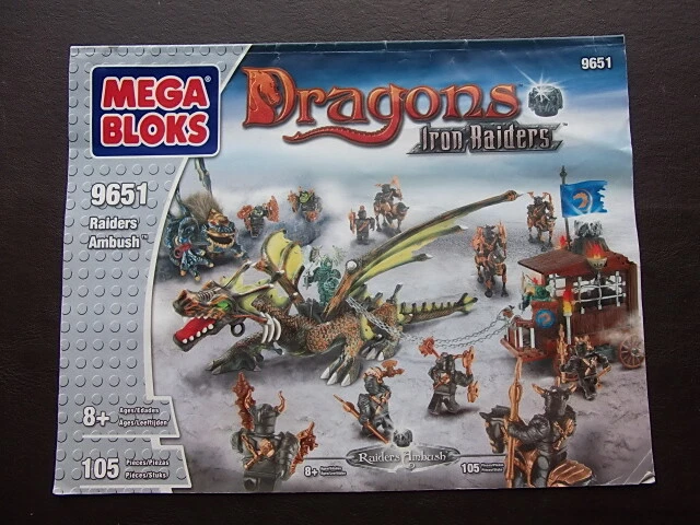 Mega bloks sale dragons iron raiders