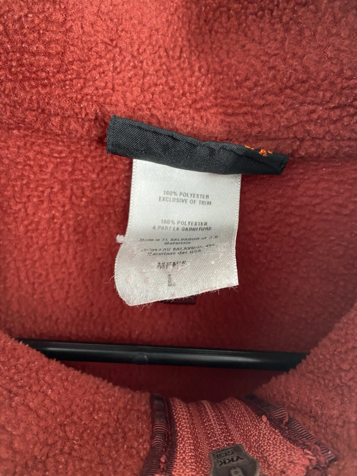 patagonia synchilla 1/2 zip fleece distressed jacket
