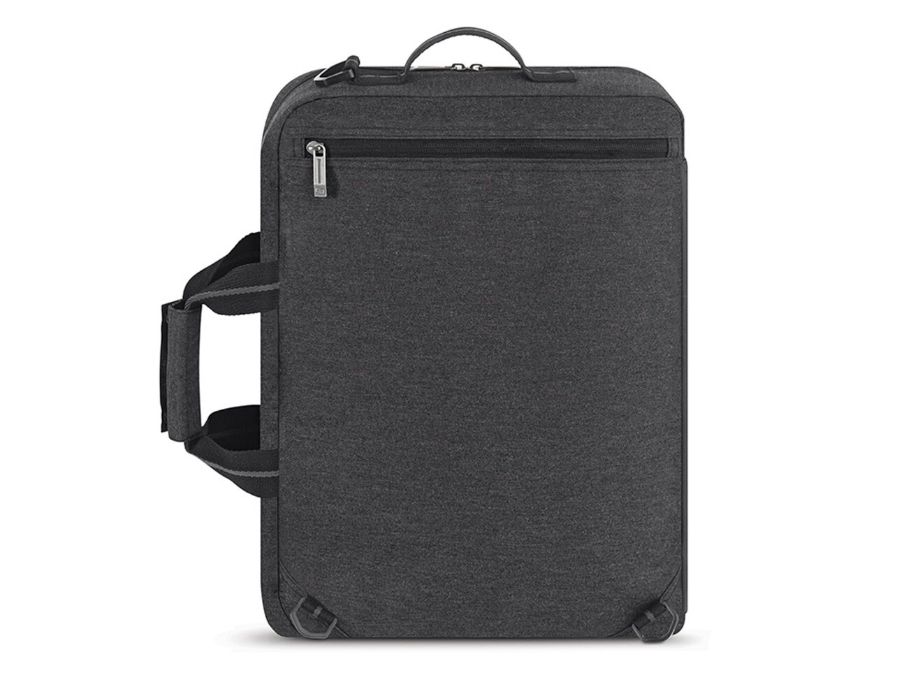 Solo Duane 15.6 Laptop Briefcase to Backpack Hybrid, Black Color