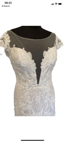 Danielle Couture Hochzeitskleid Größe 16 (passt für Größen 12-16) - Bild 5 von 11