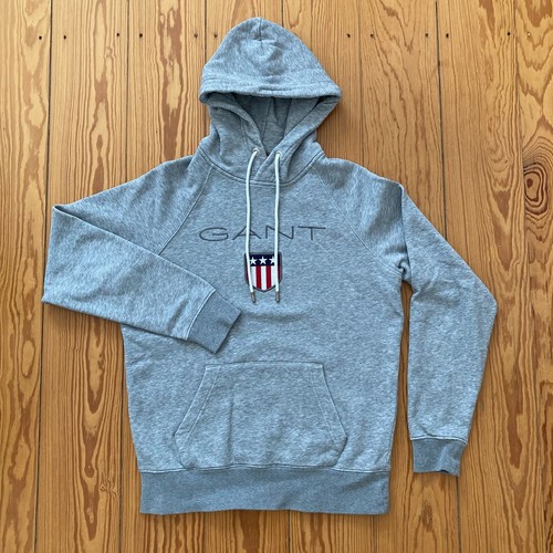 GANT Original Sweat Hoodie Pullover Grau Größe S