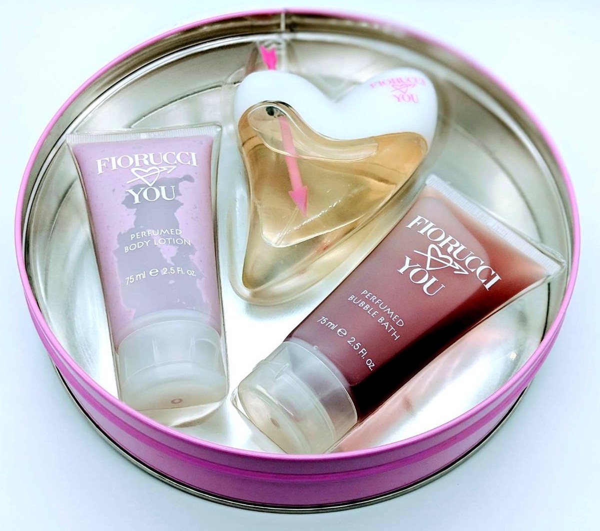 Fiorucci Loves You 3piece set - 1.7oz EDT Spr + 2.5oz B/L + 2.5oz