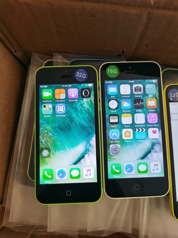 VERY GOOD Apple iPhone 5c 8 16 32GB (GSM Unlocked) White Blue Green Yellow Pink - Image 2 of 4