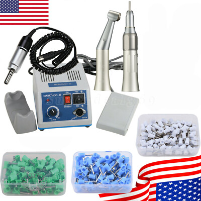 Dental Lab Marathon Micromotor N3 /Contra Angle FX23 /Straight Handpiece FX65 OR