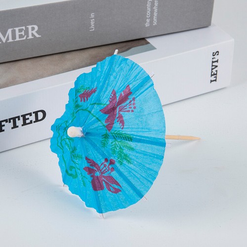 50pcs Drink Cocktail Parasols Umbrellas Party Wedding Paper Umbrella Decorat_z8 - Picture 6 of 12