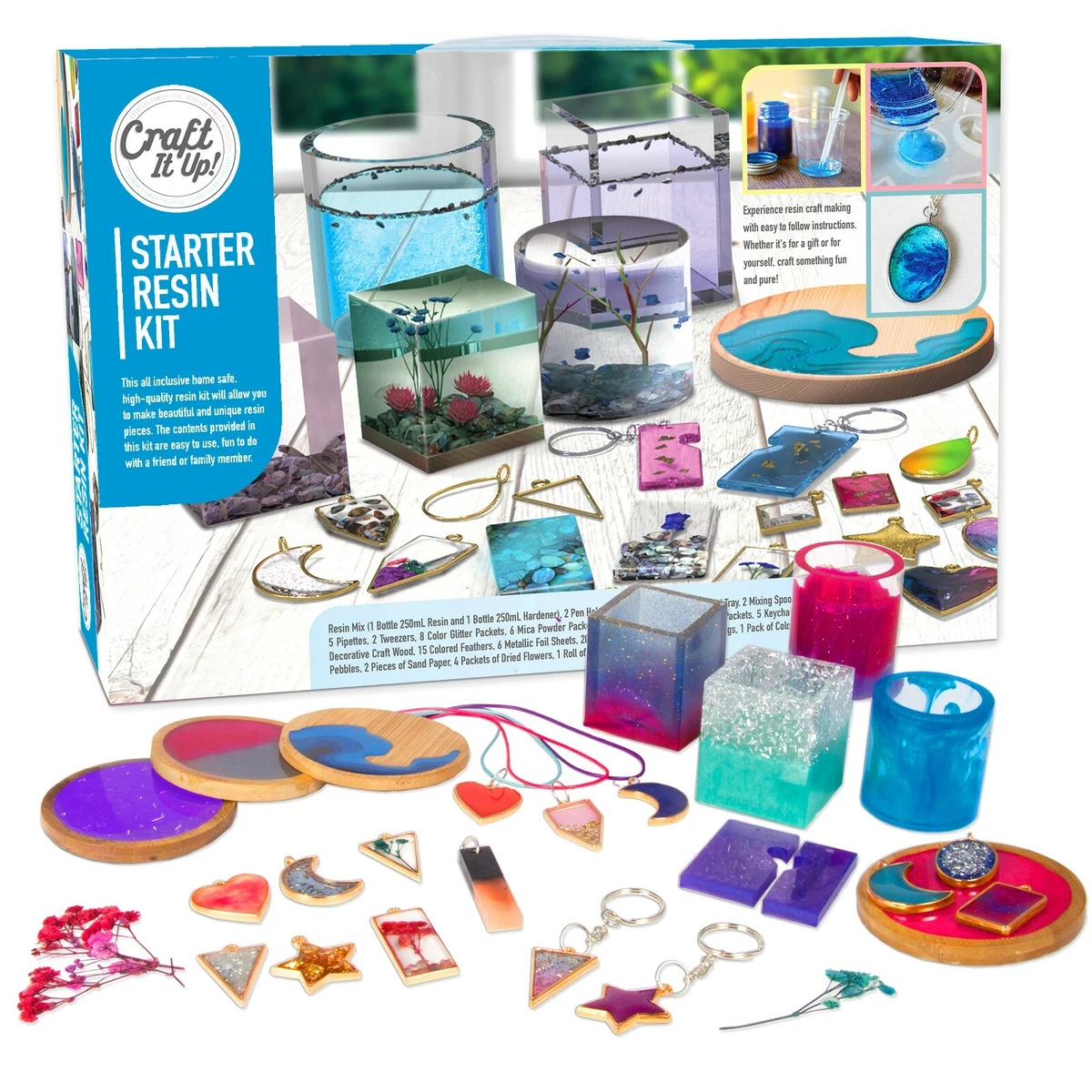 Complete Resin Starter Kit for Beginner Resin Crafting 