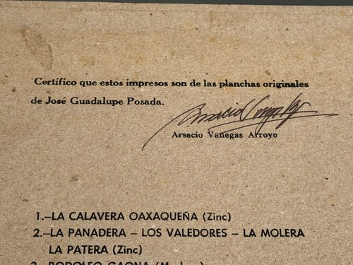 Mexican Fine Arts Center - Museum, Chicago. Originals. José Guadalupe Posada Agu - Picture 3 of 24