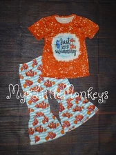 NEW Boutique Finding Nemo Girls Bell Bottoms Outfit Set
