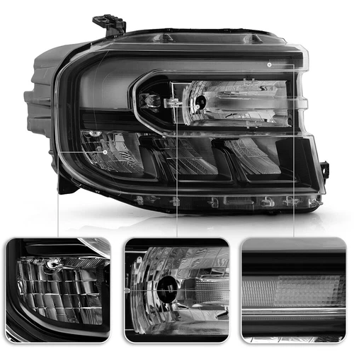 Faros delanteros izquierdo/derecho Ford Maverick 2022-2024 negro con LED DRL - Imagen 13 de 14