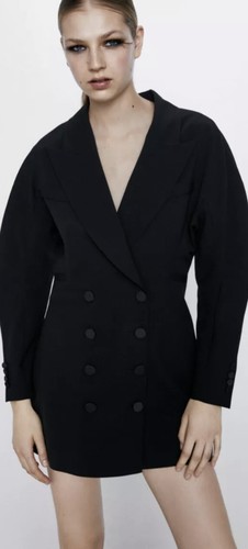 Zara Woman Full Sleeve Tuxedo Dress 